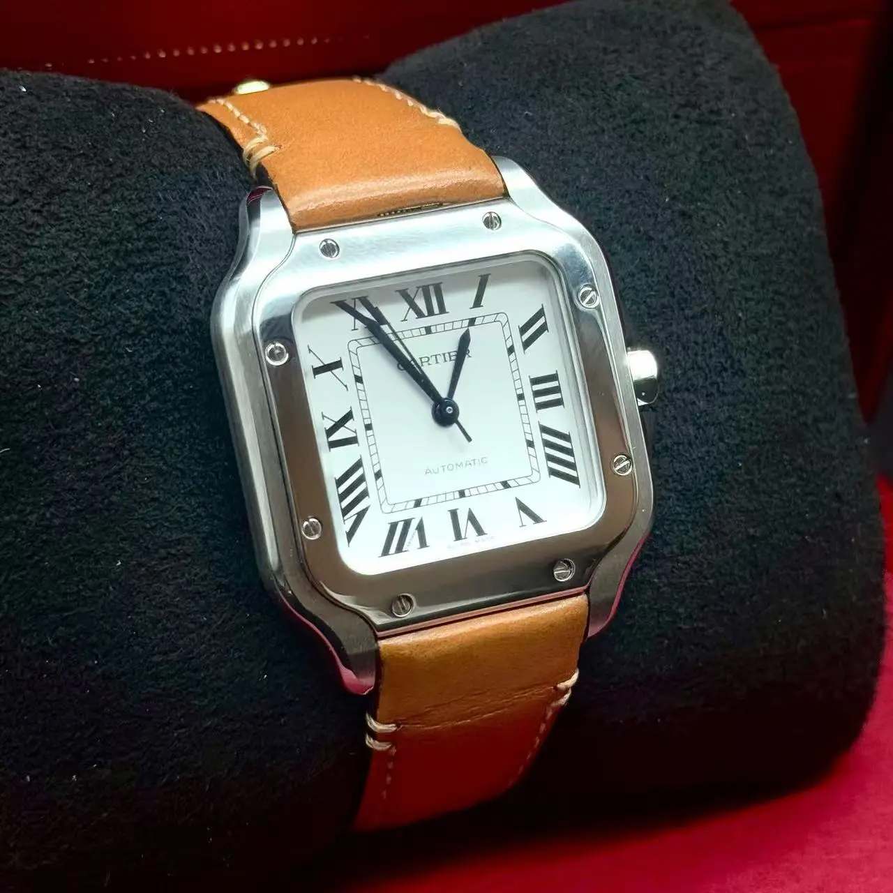 Cartier Santos de Cartier WSSA0029 Stainless Steel 35.1mm Automatic Watch