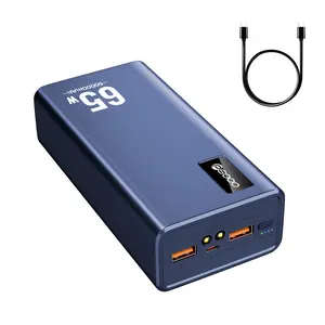 50000mAh Power Bank 65W, Portable Charger,External Battery Pack for Outdoor Camping, Home & Office. Emergency Back-up Power for Smartphones, Tablets and Laptop