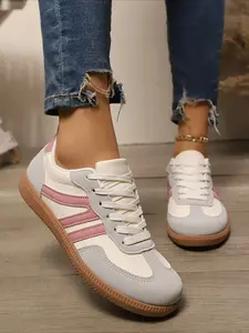 Women's Walking Comfort Shoes, PU Leather Upper, Rubber Sole, Casual Style, Less Than Ankle Height, All Seasons