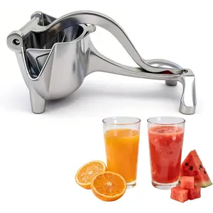 Juicer and Lemon Squeezer, Heavy Duty 0.6L Aluminum Citrus Juicer - Orange Press, Easy Clean Handheld Juice Extractor for Grapefruit, Pomegranate