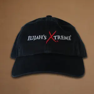 Elijah's Xtreme Embroidered Logo Hat Vintage Dad Cap Statement Cap