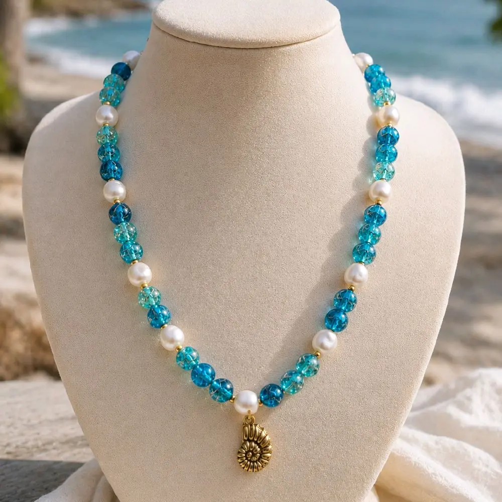Ocean Pearl Shell Necklace