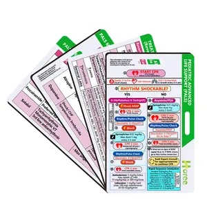 Pediatric Advanced Life Support (PALS) Badge Buddy – 2-Card Set | Quick Reference Guide for Emergency & Pediatric Critical Care | Horizontal & Vertical Compatible | RFID Tags