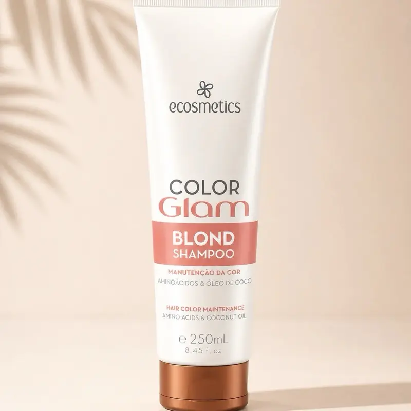 Ecosmetics Color Glam Blond Shampoo for Blonde Hair