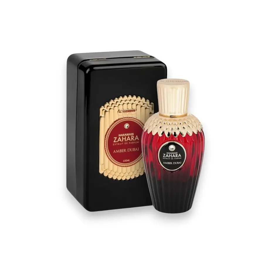 Al Haramain | Zahara | Amber Dubai | Unisex Fragrance | 100 ML - 3.4 OZ | Extrait De Parfum | Osmanthus - Spices & Fruity Notes