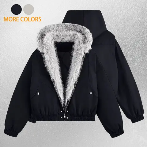 Men's New Trendy Cotton Jacket Casual Loose Streetwear Coat