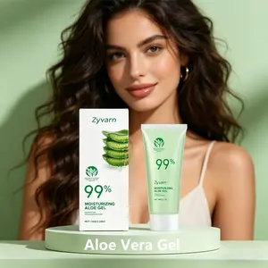 Aloe Vera Gel for Gentle Care, Moisturizing Face Gel for Sunburn Relief, Soothing Aloe Gel for Hydrated Skin, Single Item Pack