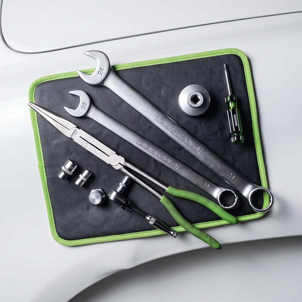 【BackToSchool】3PC Flexible Magnetic Tool Mat & Tray Holder Set - Flexible Set for Garage Users, PVC Non-Slip Tool Storage for Auto Repair, Father's Day Gift Idea