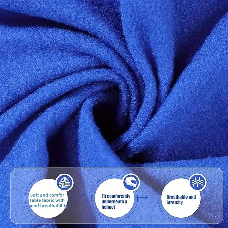 Windproof Hat Windproof Face Mask Polar Fleece Balaclava Hood Face Mask Ski Mask For Cycling Skiing Construction Sites Farms And Training Stay Warm And Protected Party Hat Protect Party Hat Outdoor Blue TikTokShopBacktoSchool