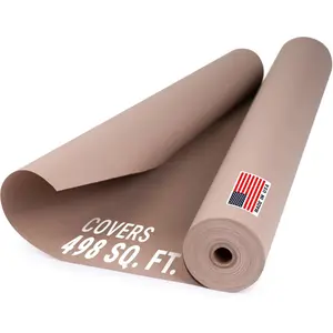 35” x 1992” (166’) Brown Rosin Paper Roll - Made in USA Thick Heavy-Duty 7 mil Masking Paper for Surface Protection from Paint, Dust, Foot Traffic - Paint Floor Covering
