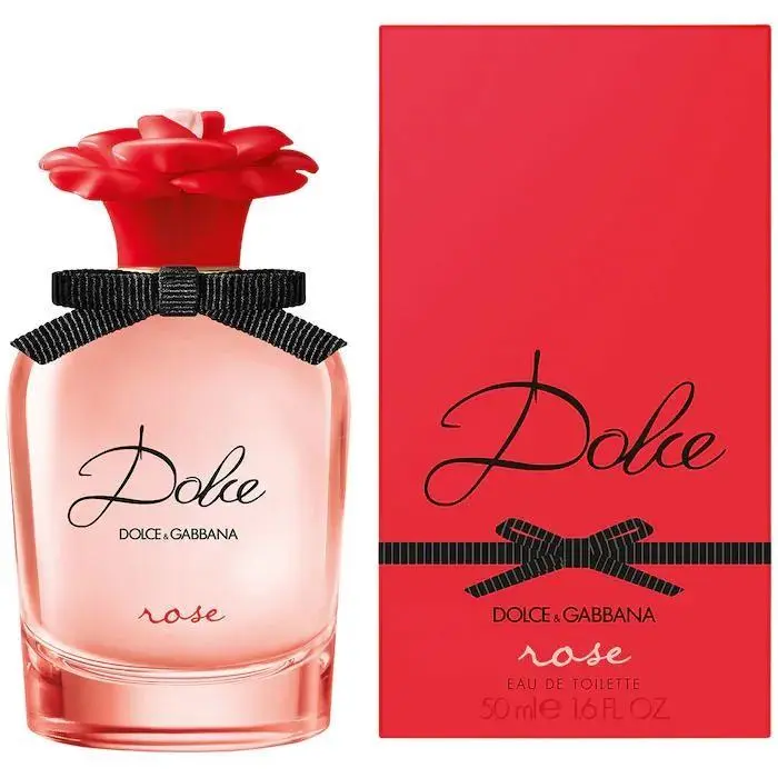 Dolce & Gabbana Dolce Rose Eau de Toilette Spray for Women, 1.6 fl oz - Fresh, Floral, Long-Lasting Fragrance for Women