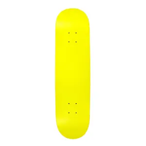 Moose Blank Skateboard Deck Neon Yellow 7.5"