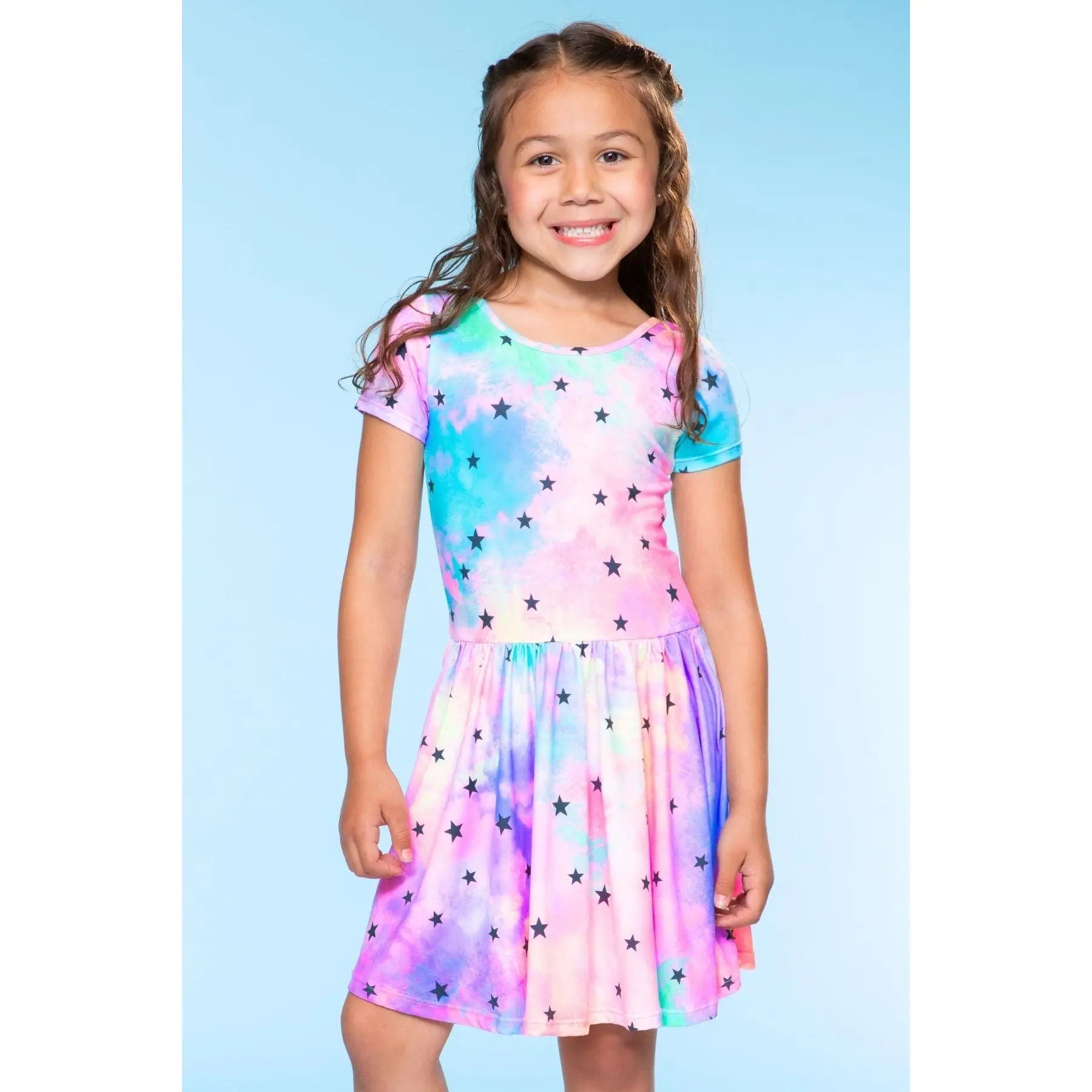 Neon Tie Dye Star