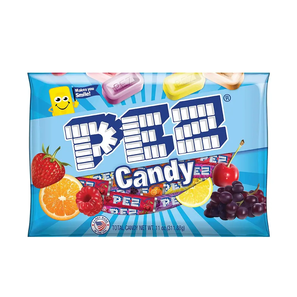 PEZ Candy Refill Rolls, 11 oz Variety Bag (approx 35 Full Rolls in each bag) PEZ Candy Refill Rolls, 11 oz Variety Bag (approx 35 Full Rolls in each bag)