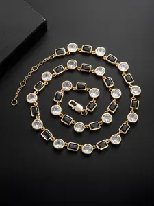 1 piece of ICED CHICS black cube sugar zircon hip-hop necklace, a jewelry accessory suitable for both men and women, versatile accessories to enhance your temperament, street style, Iced Out Jewelry, perfect for gifting, Christmas gift.