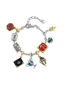 Harry Potter DIY Beaded Bracelet Kit, Adjustable Slider Bracelets, Perfect Gift for Kids & Couples, Ideal Valentine's Day Present, Unique Birthday Accessory