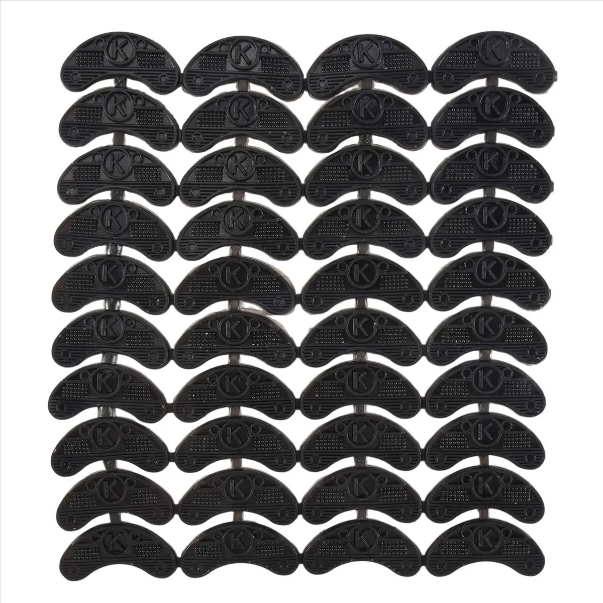 20 Pairs Black Rubber Heel Taps, DIY Footwear Repair Pad Kit with Toe Plates, Wear-Resistant Sole Savers for Better Walking, Diy Repair, Durable, Heel Repair Kit