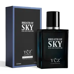 YCZ Breath of Sky Eau de Parfum Unisex | Fresh Airy Aromatic Woody Fragrance with Orange Blossom, Rose, Vanilla, Amber & Musk | Elegant Arabian Perfume Luxurious Gift for Him & Her Naturally Inviting Warm Woods Soft Florals Charm Unfolds