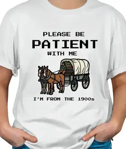 I'm from the 1900's Oregon Trail T-shirt Menswear Top Shortsleeve Casual