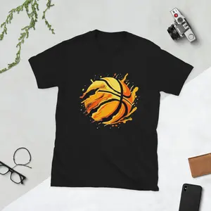 Modern Basketball Vector Art Graphic Unisex T-Shirt