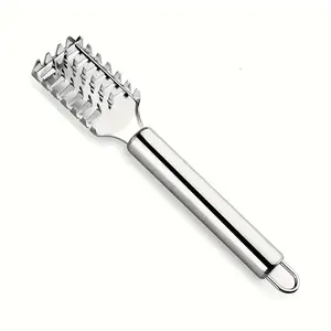 Stainless Steel Fish Scale Remover Tool,Fish Scale Tool Multifunctional, with Ergonomic Handle Fish Scaler and Scraper for Easy Fish Cleaning Kitchen and Outdoor Use home kitchenware