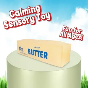 [US SELLER] Toymendous - 14oz Squish Butter [FAST SHIPPING] Large Squishy Stress Toy [1 COUNT - 100% AUTHENTIC]