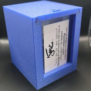 B33F BOX (sparkle blue) Magic The Gathering 100 double sleeve commander deck box