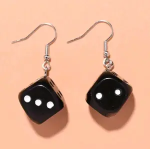 Black Dice Earrings - Trendy and Chic Fashion Accessories