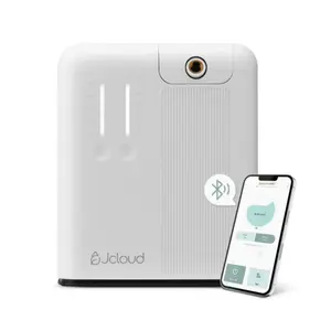 [JCLOUD Smart Scent Air] JCLOUD Smart Scent Air Machine - 1pc Waterless Cold Mist Diffuser for Home & Office - Aromatherapy Essential Oil Compatible, DC Powered, 36V, Rectangle Shape - White