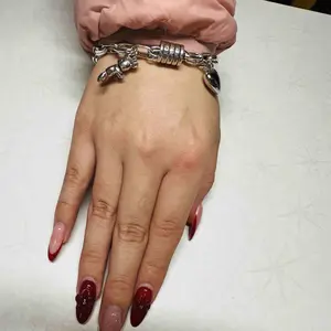 925 Sterling Silver Retro Heart Bracelet, Handmade Vintage Design for Men and Women, Perfect Birthday Gift