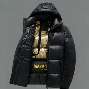 Static Cuff Thick Warm Outerwear Parkas for Men Loose Casual Hooded Puffer Jacket Autumn Winter Versatile High-quality Padded Jacket for Men