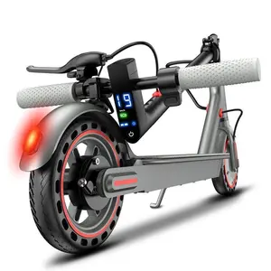Electric Scooter - 16MPH Max Speed,8.5" Solid Tires, 350W Motor Up to 12/21 Miles of Range Portable & Folding Commuter E Scooter with Dual Braking System and App E-Scooter Foldable Scooter Lightweight Commuting