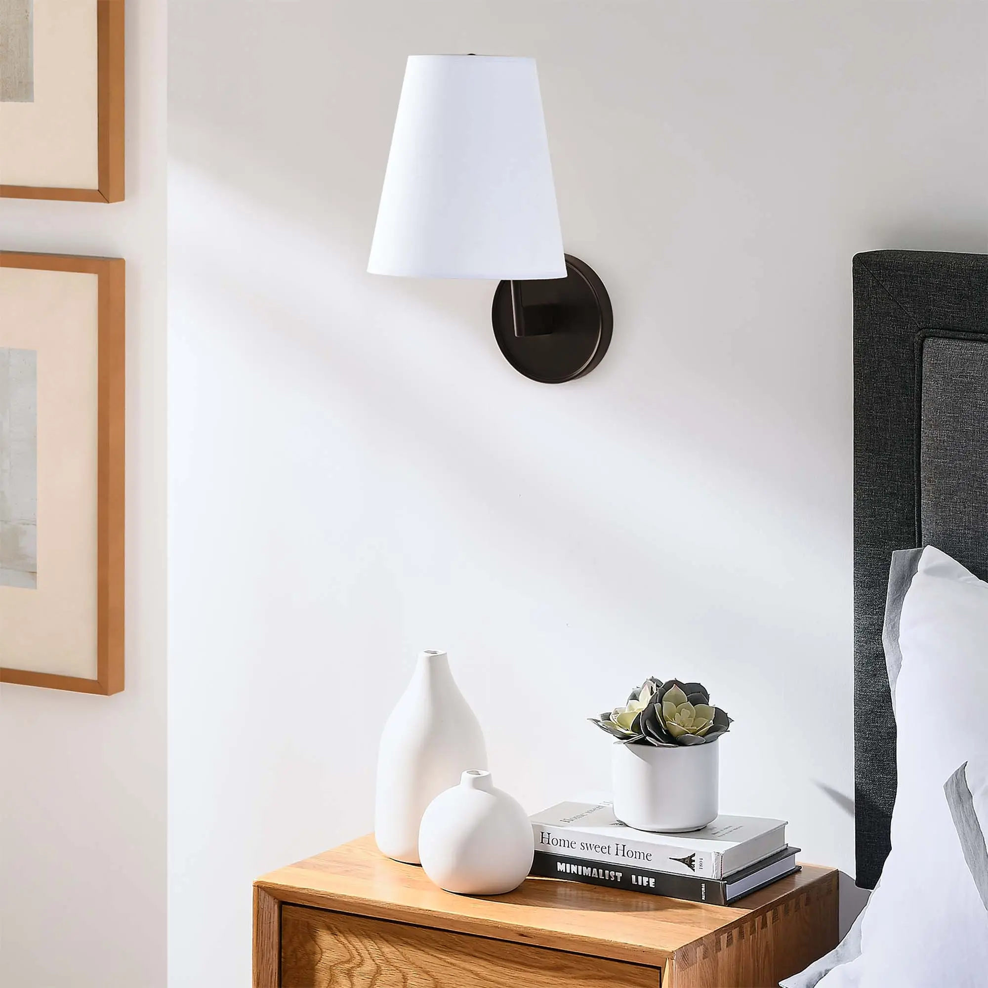 Modway Surround Wall Sconce in White Bronze Modway Surround Wall Sconce in White Bronze