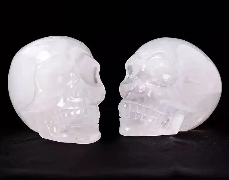 Clear Quartz Skull Ornament
