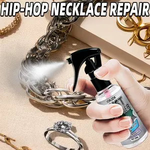 Jewelry Renovation Solution, Quick Fix for, Silver Color, Pearls, Diamonds, Portable, Upgraded Nozzle, Improved Formula, Jokjok Brand