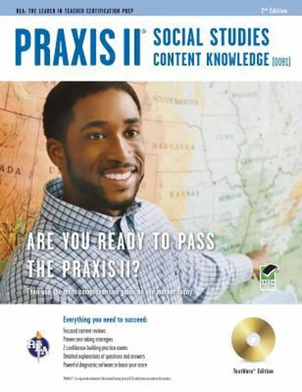 USED-Praxis II Social Studies Content Knowledge (0081) w/CD-ROM (PRAXIS Teacher Certification Test Prep) by Jeanne  M. Bowlan MA (Paperback)