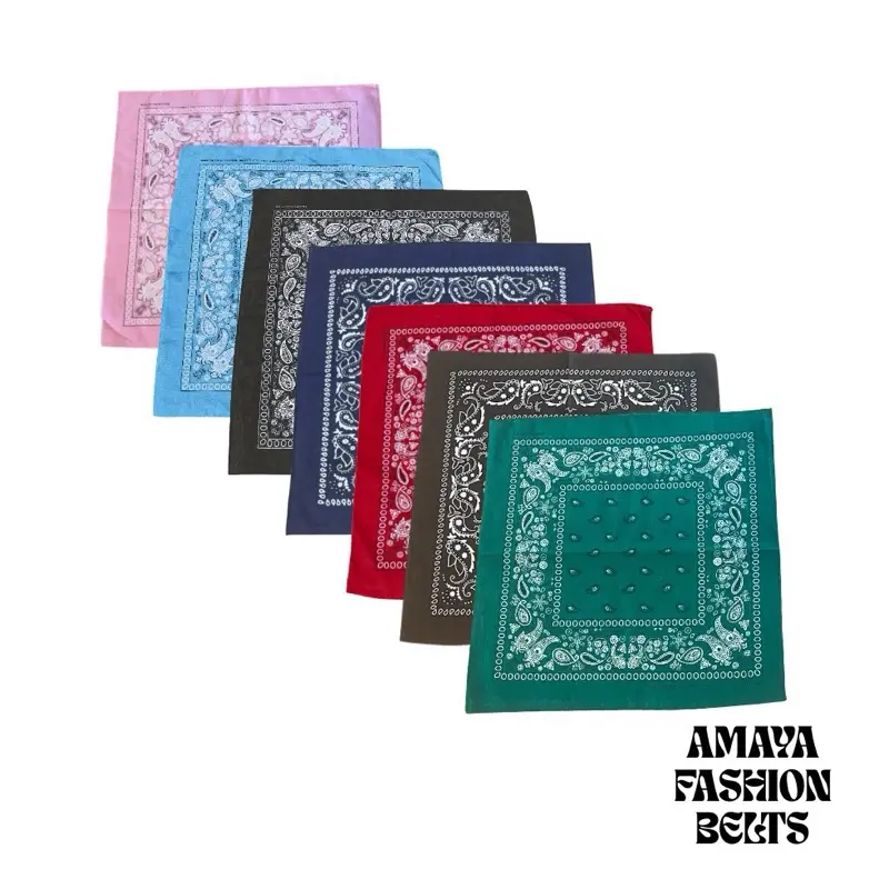 Bandanas/Paisley Print designs/cotton bandana Bandanas/Paisley Print designs/cotton bandana