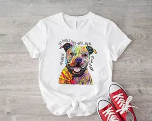 Beware Of Pit Bulls They Will Steal Your Heart T-shirt, Pit Bull Mama Tee, Pit Bull Dog Owner Cute Gift, Pit Bull Lovers Shirt, Pit Bull Dad T-shirt