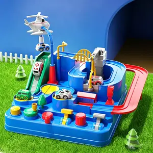 Birthday Gift | Best Kids Toy 2026,Kids Race Track Car Set | Interactive Parking Garage Toy with Mini Cars, Ramps, Slides & Road Signs | Fun for Boys & Girls | Toddler & Preschool Car Play | Backyard, Indoor Play