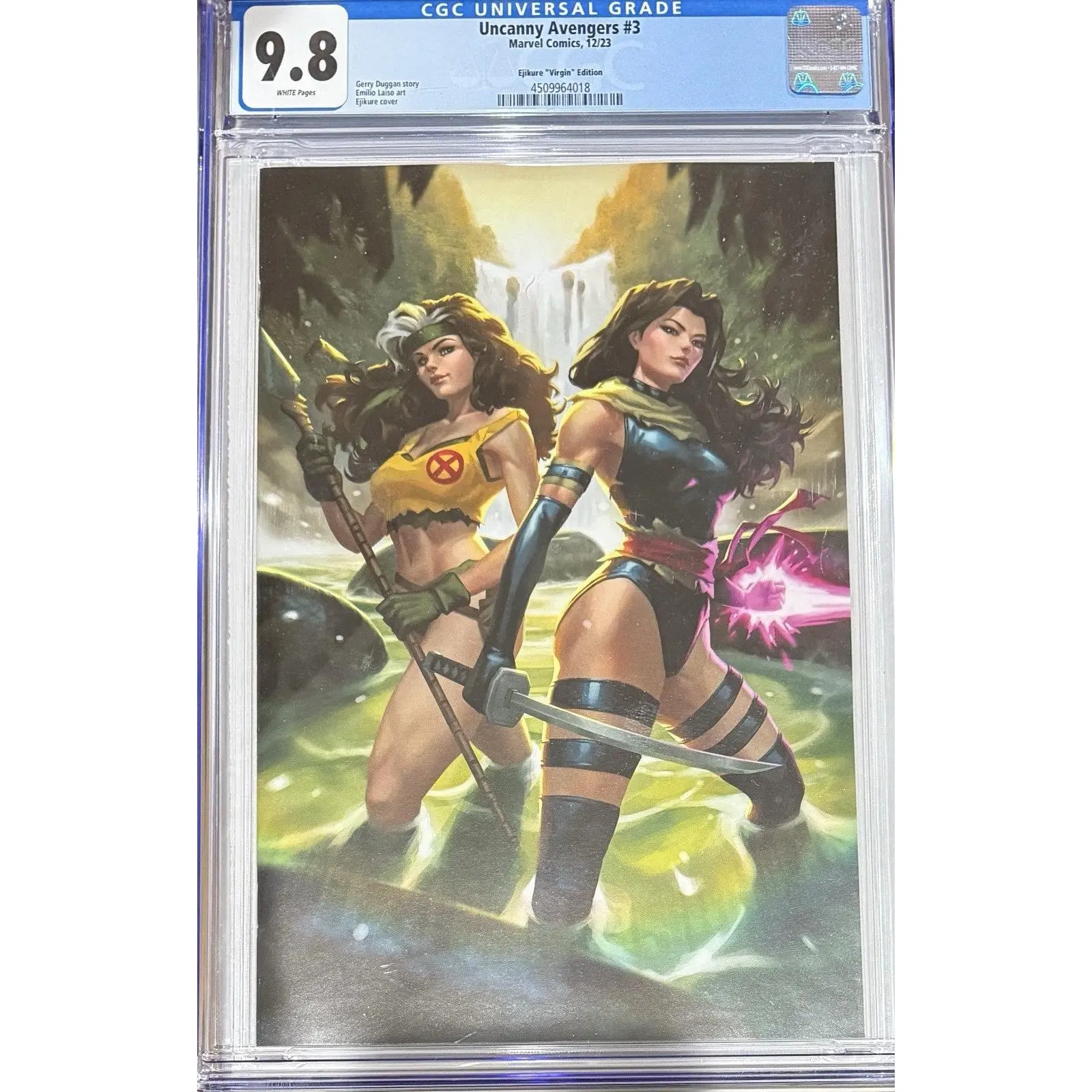 Uncanny Avengers #3 (2023)  CGC 9.8 - Ejikure Virgin Edition - Marvel Comics