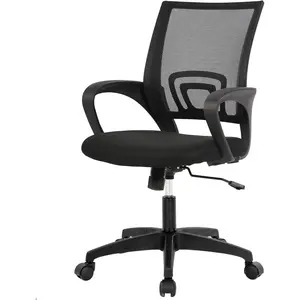 BestOffice Ergonomic Office Chair, Lumbar Support, Adjustable Height with Armrests for Adults