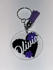 Cute Customized Name keychains in different designs