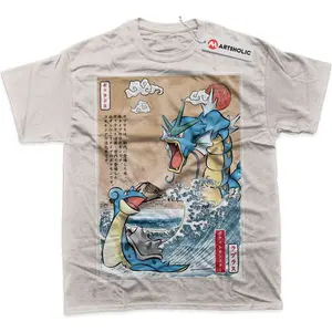 Lapras vs Gyarados Shirt, Pokemon Shirt, PKM Shirt, Anime Shirt, Graphic T-Shirt