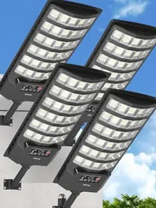 4-Pack Solar Flood Lights Outdoor,5AH High Power Solar Security Parking Lot Lights Dusk to Dawn with Motion Sensor Light 5 Modes,7000k Daylight with Remote Control for Wall,Backyard