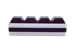 4-Key Mechanical Keyboard Keychain - Textured Base -