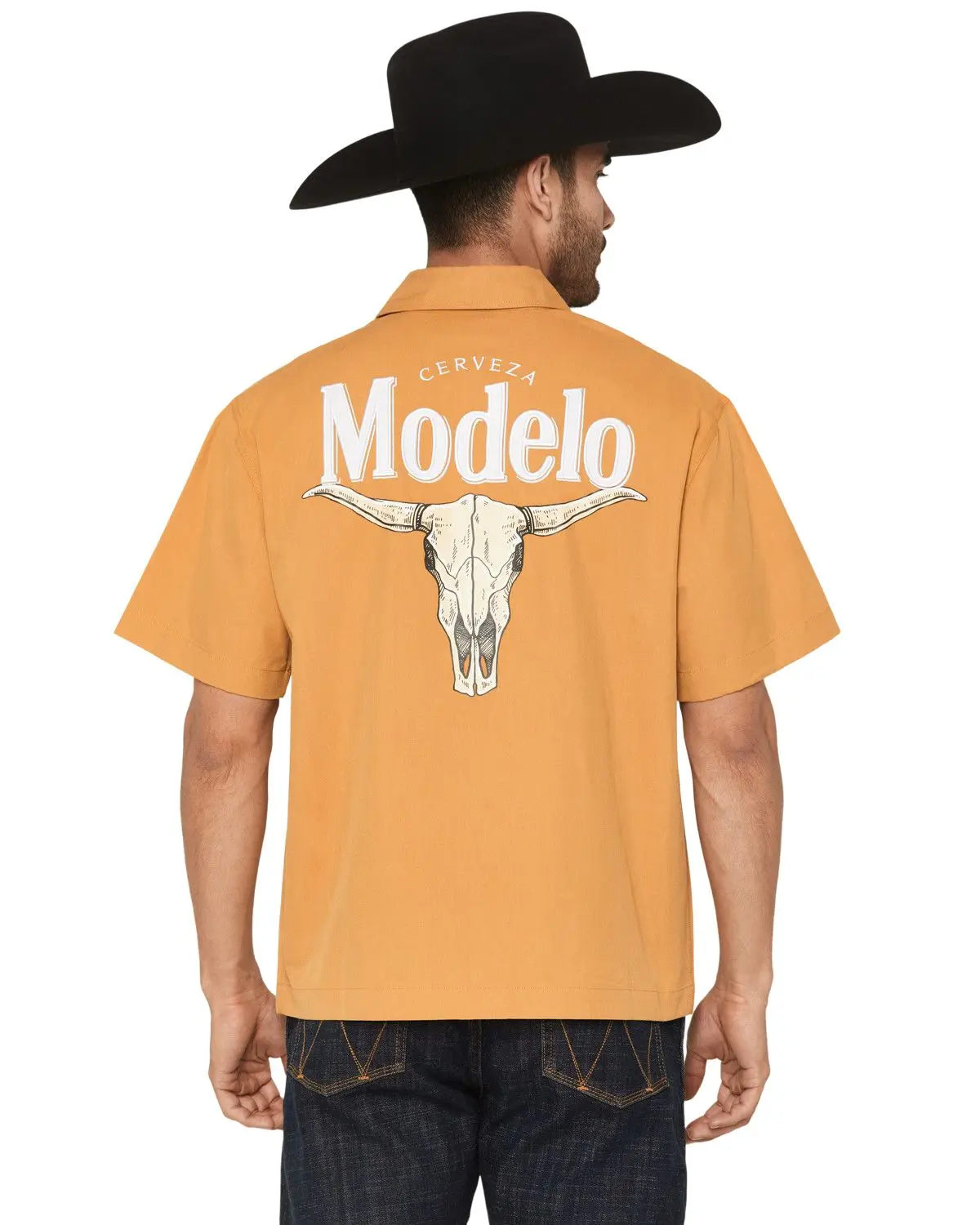 Modelo Men's Men'S Boot Barn Steerhead Short Sleeve Button-Down Shirt - 35-728-263
