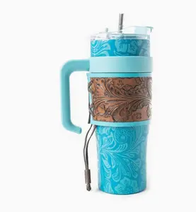 Wide Wyoming Tumbler in Blue by Myra