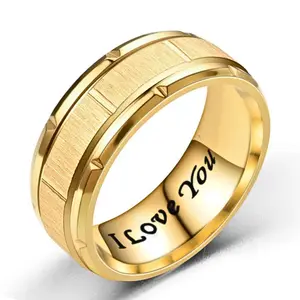 1pc Fashionable titanium steel tungsten ring for men, suitable as a gift for men for daily use and on festive occasions
