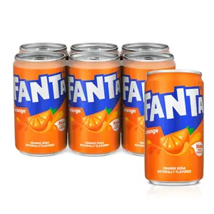 Fanta, 6, 7.5 oz. mini cans