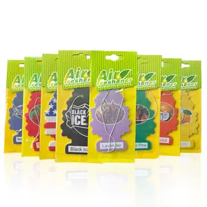 Eco-Friendly Car Air Fresheners with Hanging Design Available in 4-piece, 8-piece, and 16-piece sets, our car air fresheners feature a small tree design, perfect for decorating your rearview mirror. Choose from eight carefully selected scents